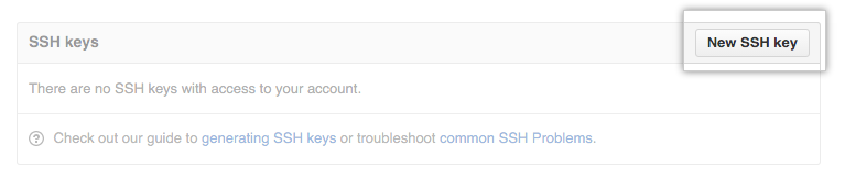 新增ssh key